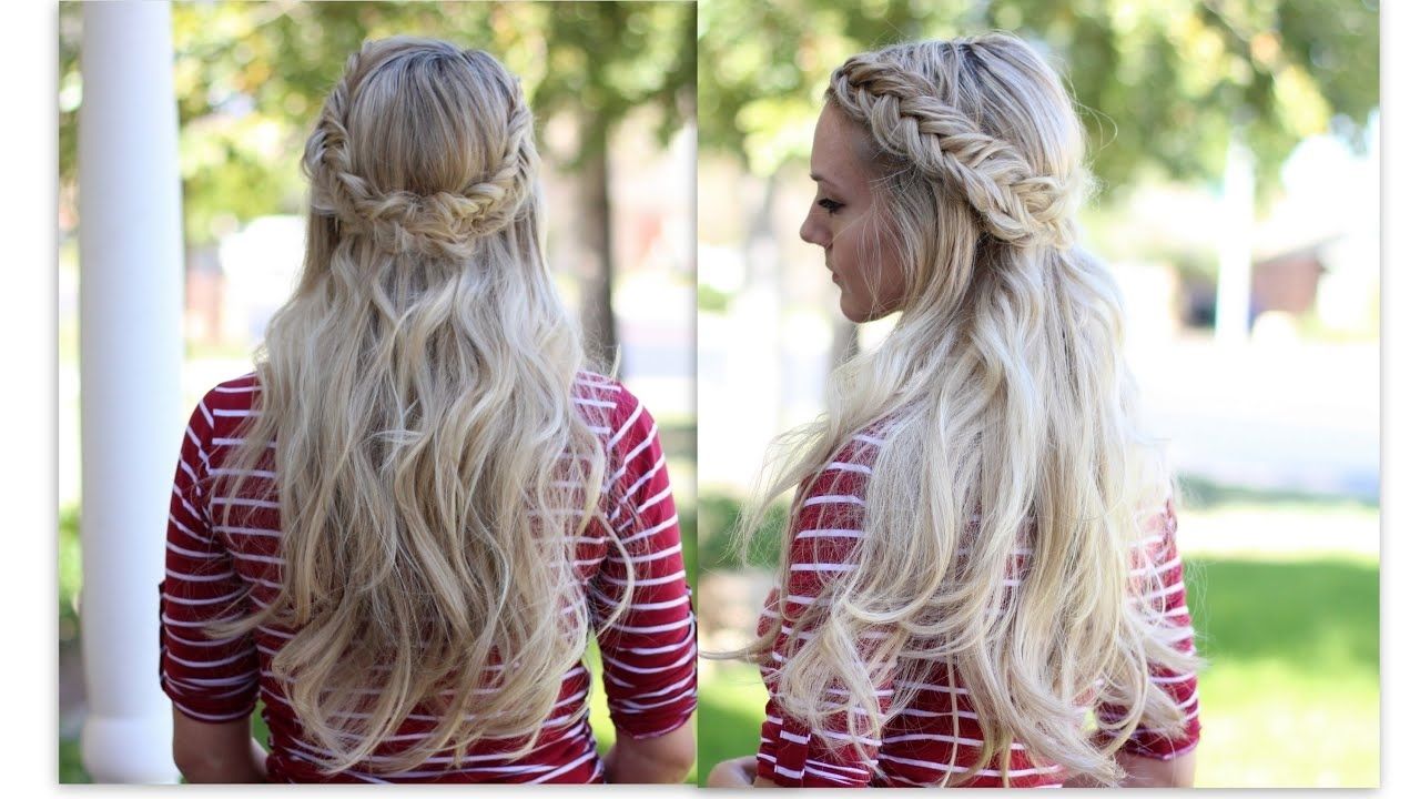 Most Recently Released Blonde Ponytails With Double Braid For How To: Double Dutch Fishtail Braid – Youtube (Gallery 19 of 20)