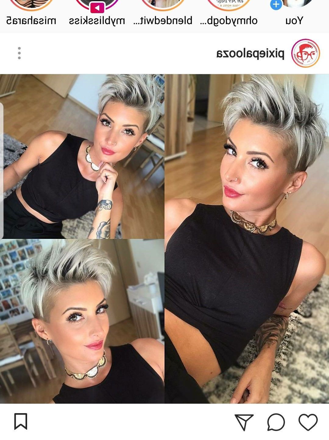 Pinadria Bedwell On Hair I Want To Try | Pinterest | Edgy Short With Regard To Sunny Blonde Finely Chopped Pixie Haircuts (View 17 of 20)