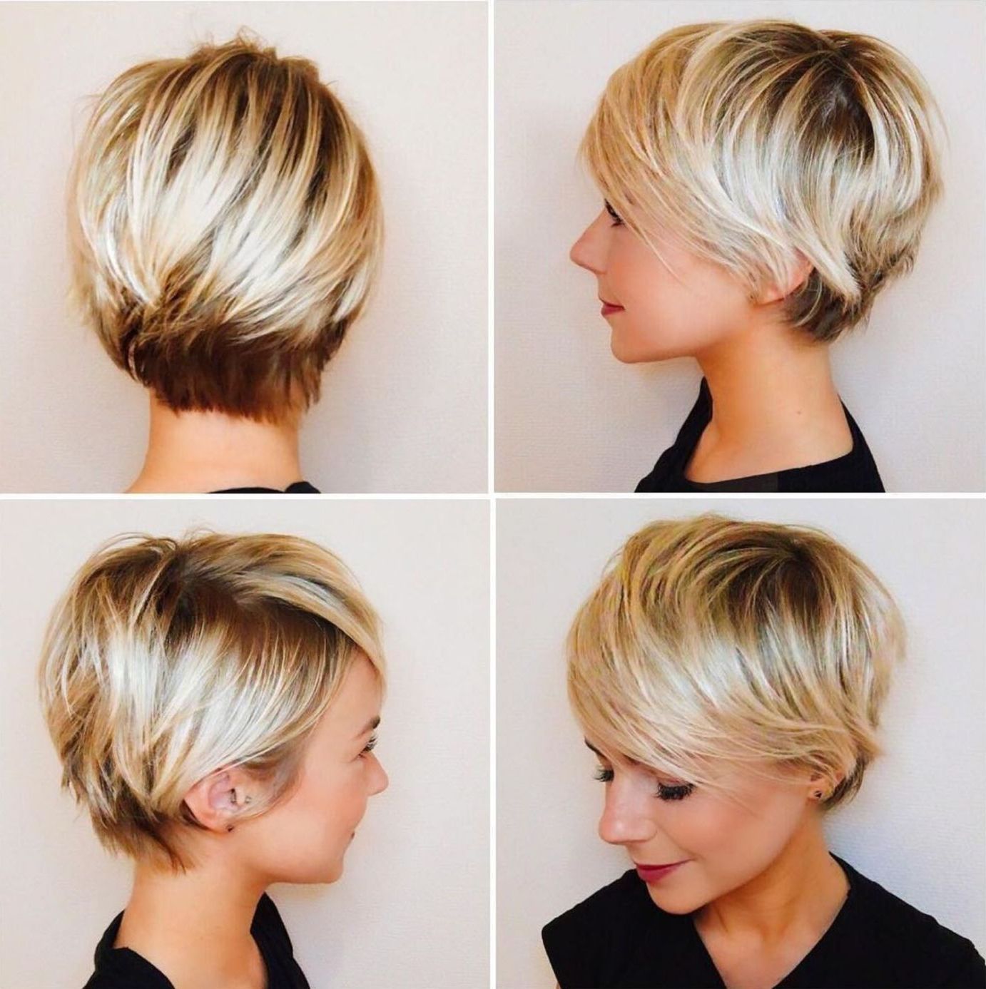 Pixie Haircuts With Bangs – 50 Terrific Tapers In 2018 | Short Hair With Regard To Bronde Balayage Pixie Haircuts With V Cut Nape (View 3 of 20)