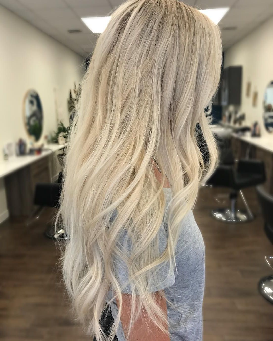 Pretty Long Hair | Hair And Makeup | Pinterest | Blonde Color In Angelic Blonde Balayage Bob Hairstyles With Curls (View 5 of 20)