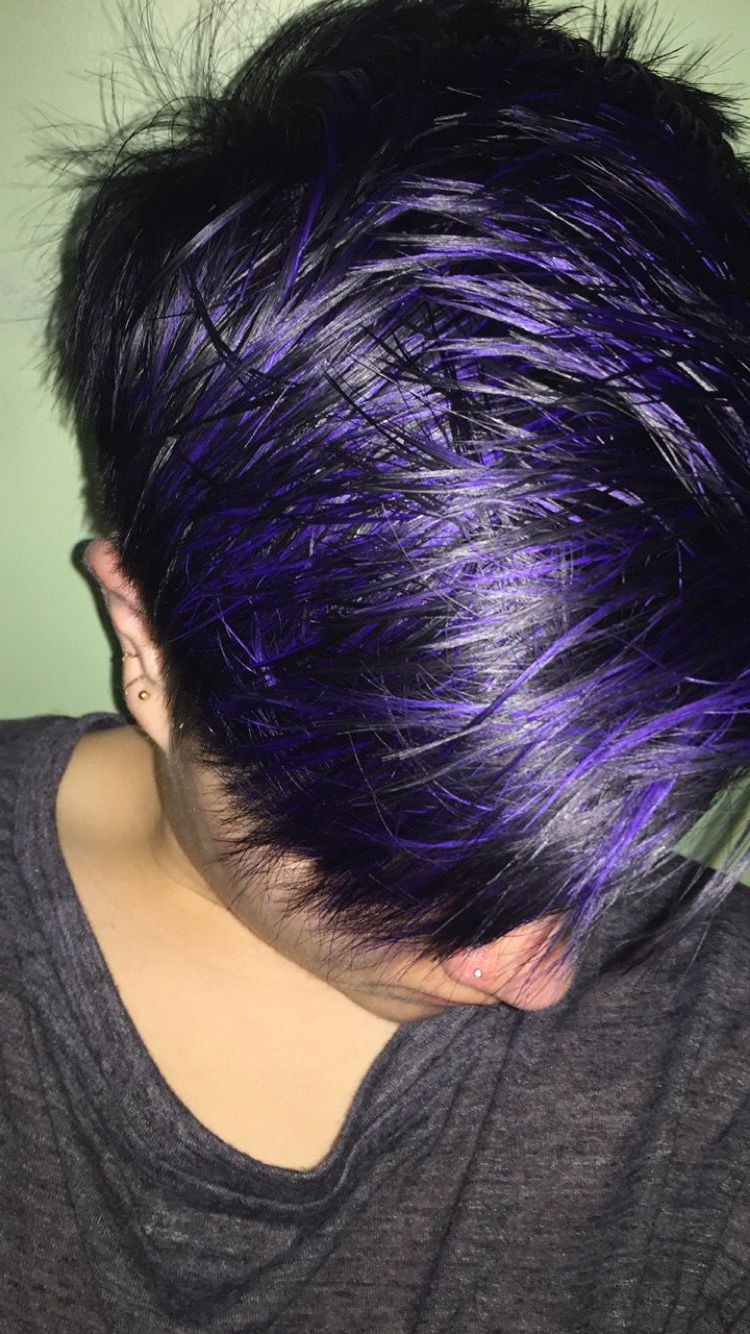 Purple Highlights Purple Hair Purple Pixie Cut | 2016 Hair In 2018 Pertaining To Edgy Purple Tinted Pixie Haircuts (View 6 of 20)