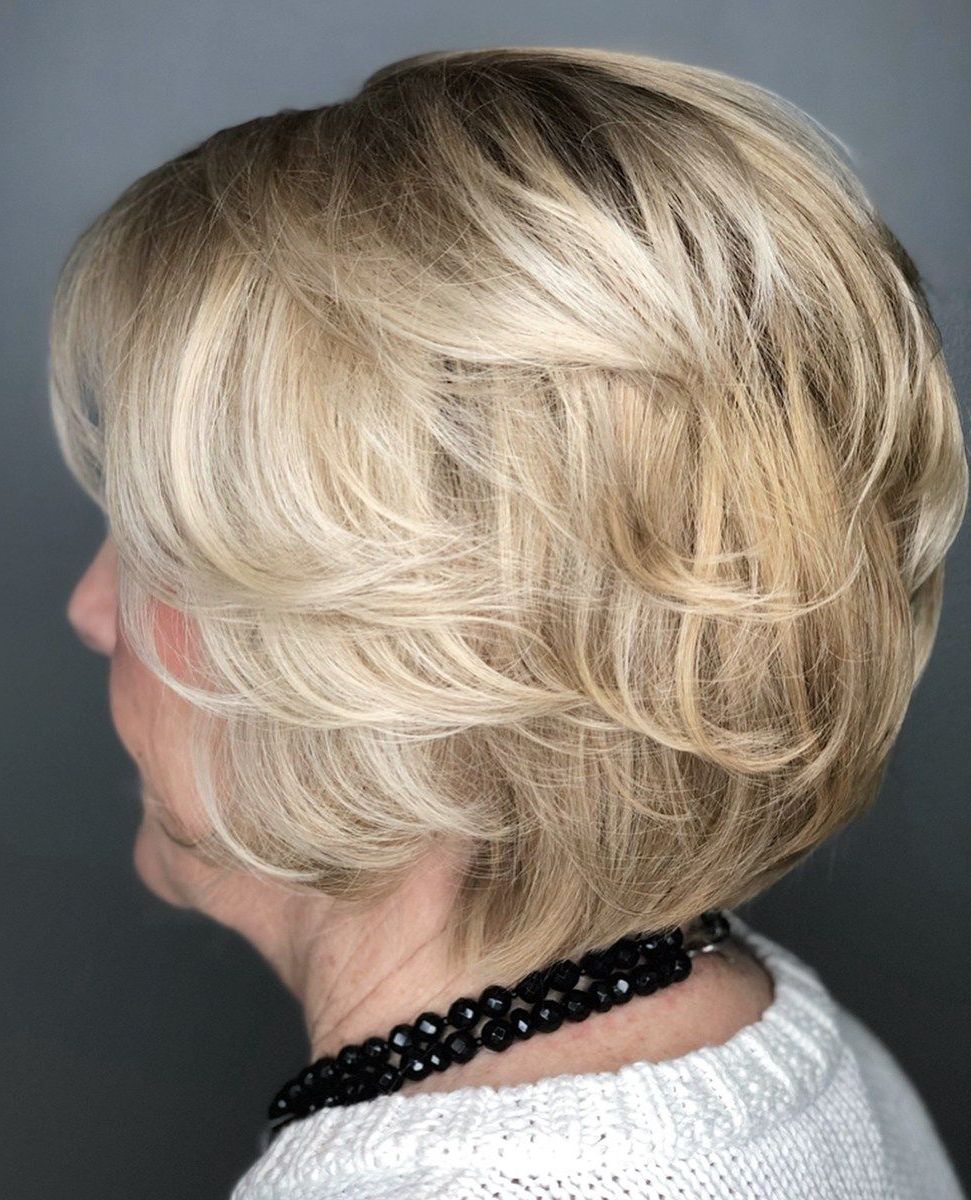 The Best Hairstyles And Haircuts For Women Over 70 | Hair Regarding Pixie Bob Hairstyles With Golden Blonde Feathers (View 10 of 20)