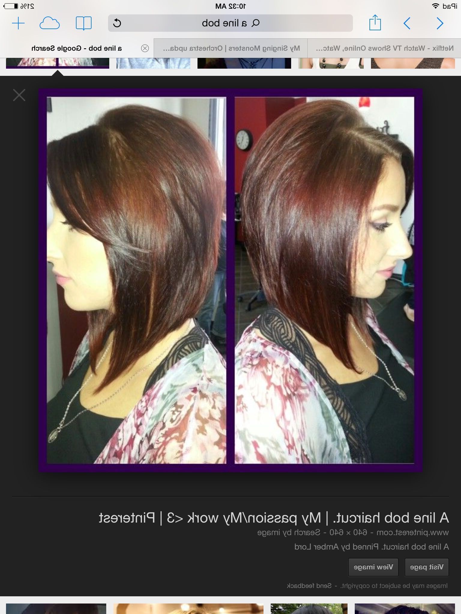 This Is Another Beautiful Graduated Triangle That I Can Create For Inside A Line Amber Bob Haircuts (View 18 of 20)