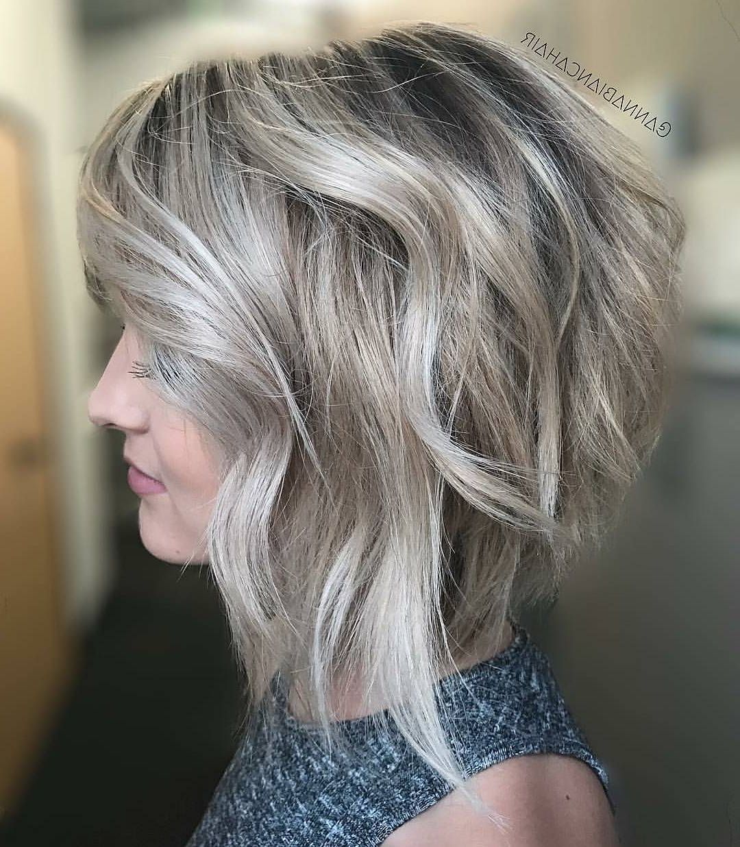 10 Stylish Medium Bob Haircuts For Women – Easy Care Chic Bob Hair 2019 For Classy Slanted Blonde Bob Hairstyles (View 15 of 20)