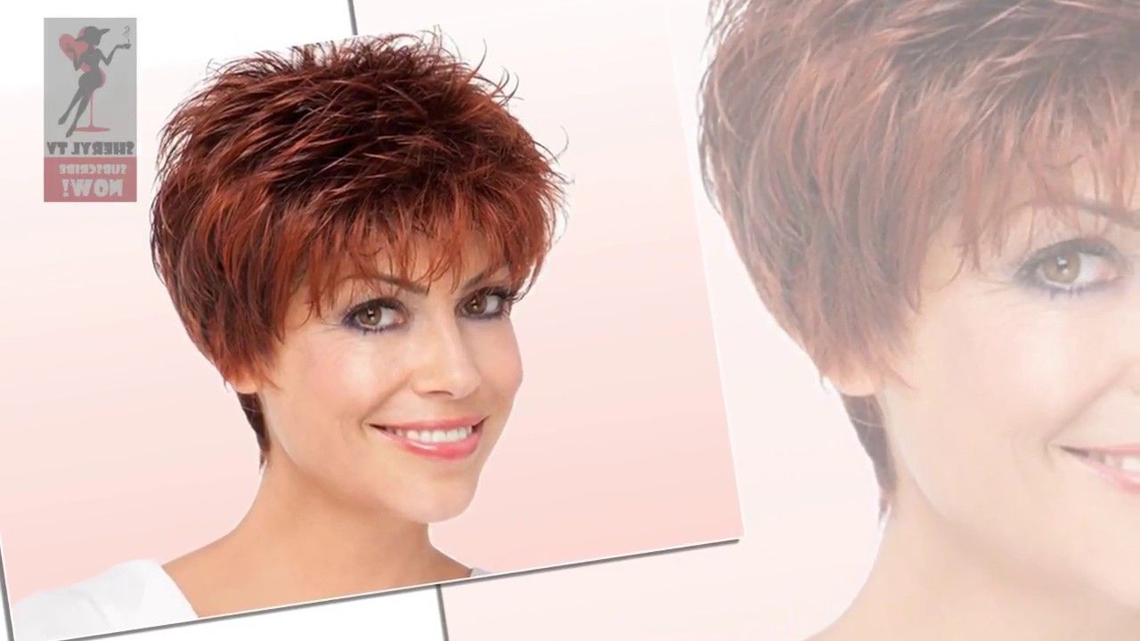 2018 Best Short Haircuts For Older Women – Youtube Regarding Mature Short Layered Haircuts (Gallery 19 of 20)