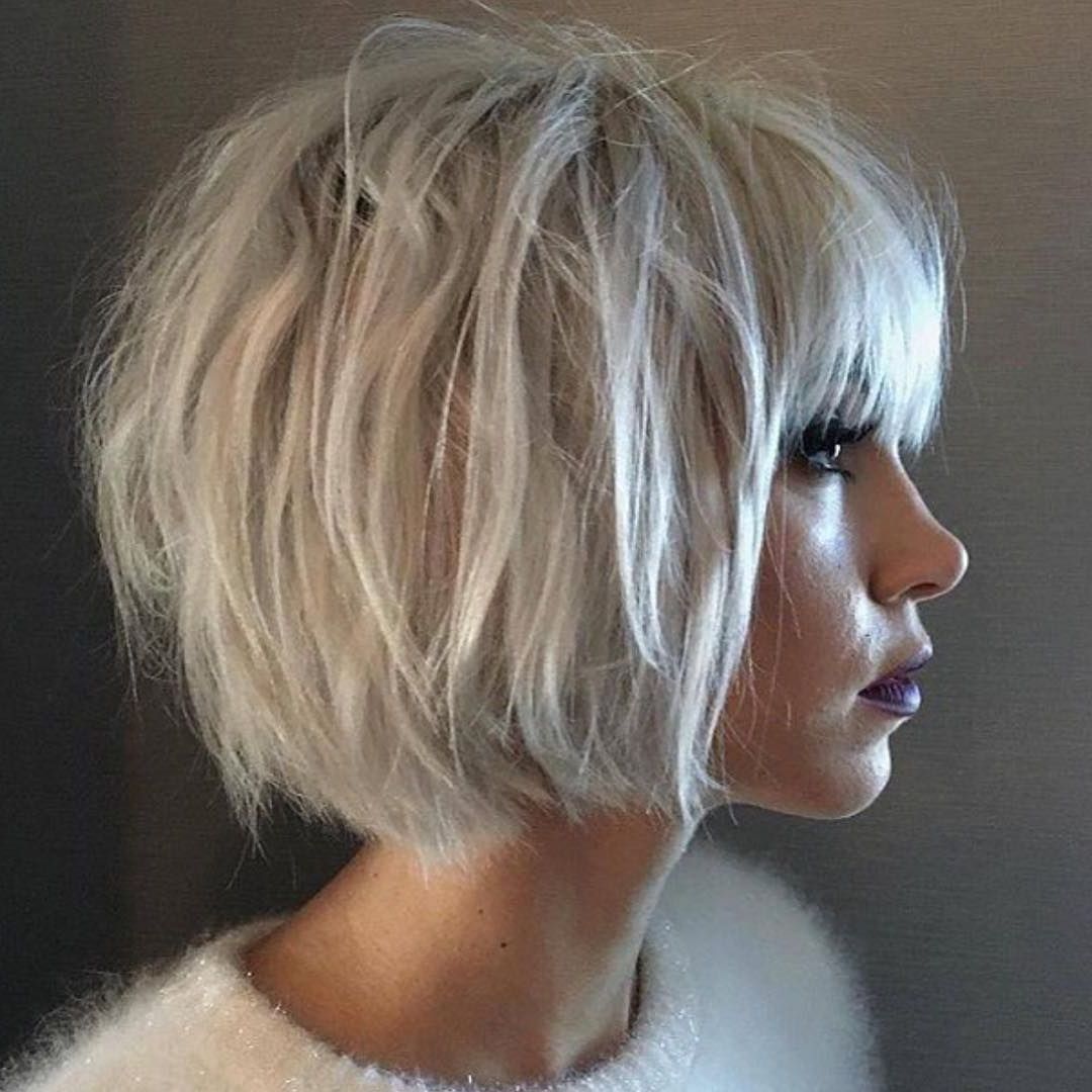 36 Stunning Hairstyles & Haircuts With Bangs For Short, Medium Long Within Blonde Bob Hairstyles With Bangs (View 6 of 20)