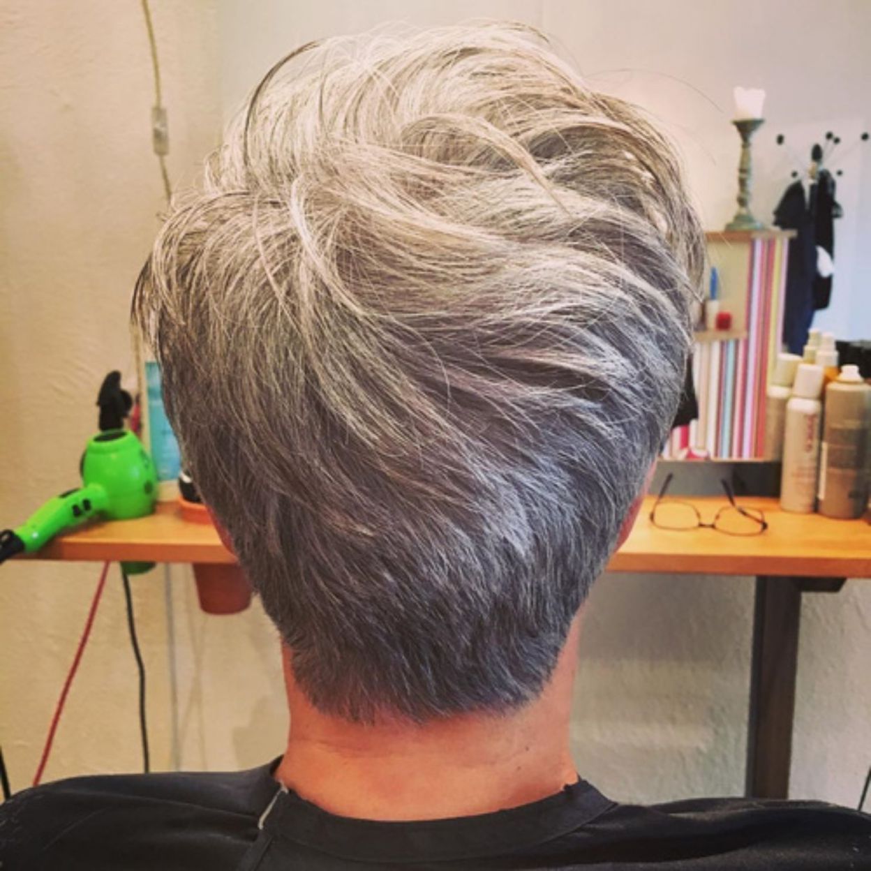 60 Gorgeous Gray Hair Styles In 2018 | Hair Cuts | Hair, Hair Styles Throughout Tapered Gray Pixie Hairstyles With Textured Crown (View 9 of 20)