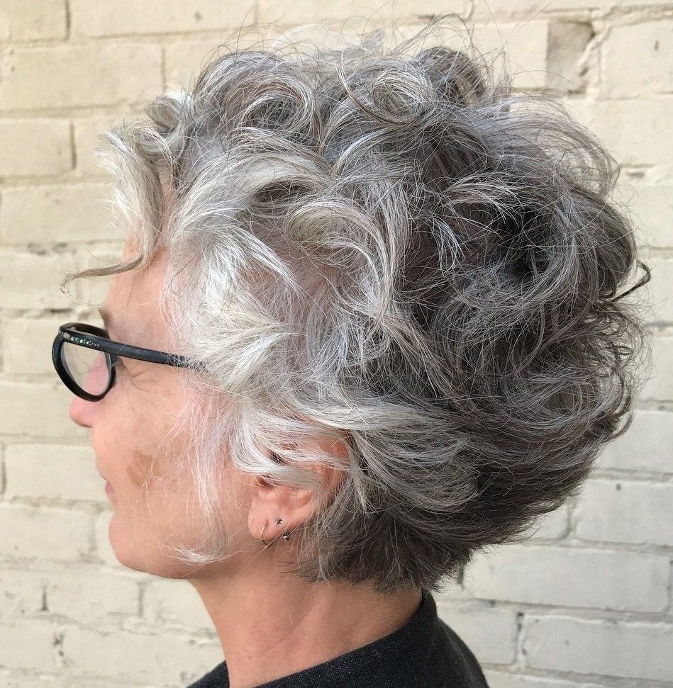 90 Classy And Simple Short Hairstyles For Women Over 50 In 2018 In Long Curly Salt And Pepper Pixie Hairstyles (View 4 of 20)