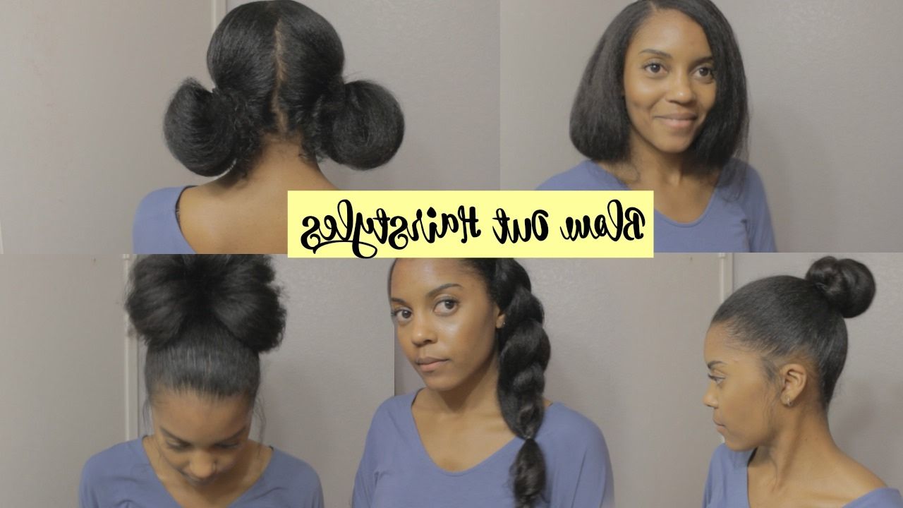 Blowout Hairstyles For Natural Hair – Leymatson In Perfect Blow Out Hairstyles (View 12 of 20)