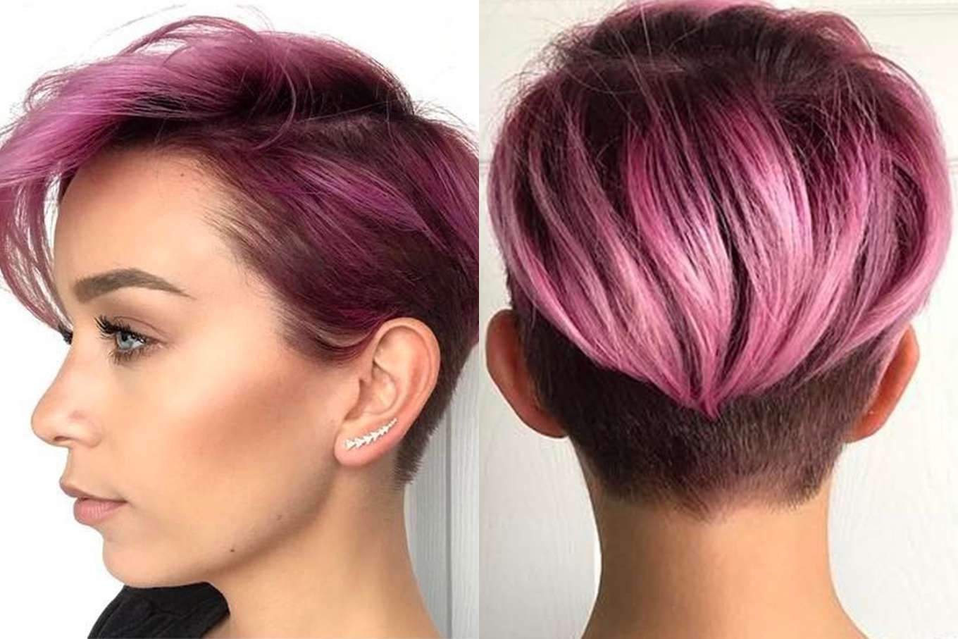 Short Purple Hairstyles | All Hairstyles Pertaining To Short Messy Lilac Hairstyles (View 8 of 20)