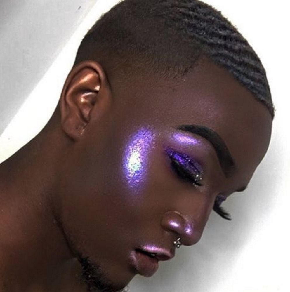This Vegan Brand Created The Most Mesmerizing Purple Highlighter Throughout Purple Haze Hairstyles (View 10 of 20)