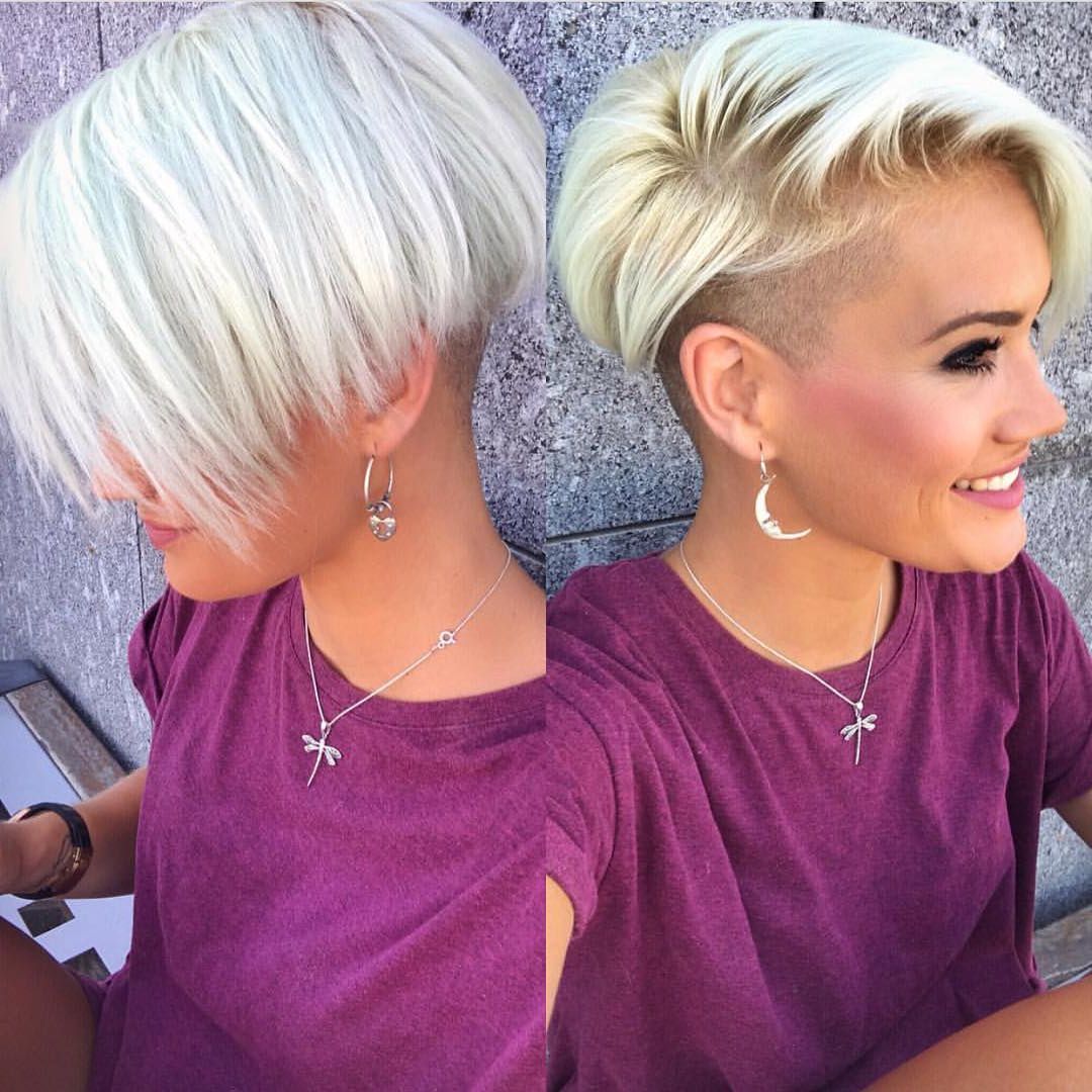 10 Chic Shaved Haircuts For Short Hair 2019 Pertaining To Fashionable Shaved And Medium Hairstyles (View 17 of 20)