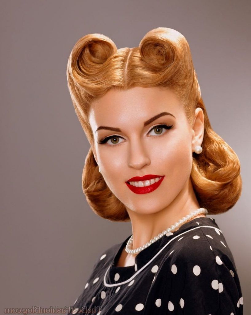 1950's & 1960's Hair Styles For Women 2019 For 1960s Hairstyles For Throughout Best And Newest 1950s Medium Hairstyles (View 13 of 20)