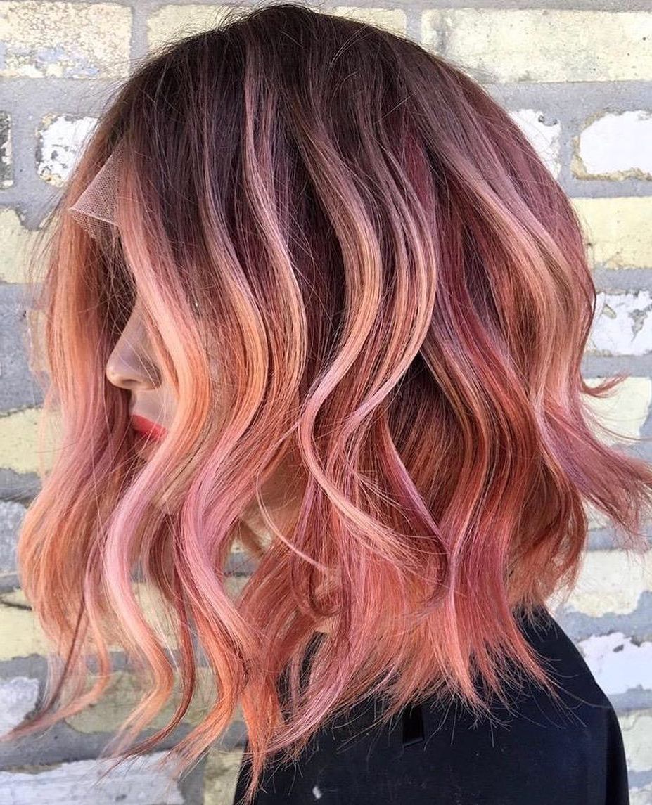 2017 Pink Medium Haircuts Intended For 10 Creative Hair Color Ideas For Medium Length Hair, Medium Haircut  (View 1 of 20)