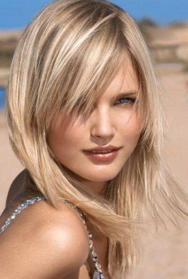 2018 Cute Medium Haircuts With Bangs And Layers Inside Cute Short Cut With Interesting Fringe (View 1 of 20)