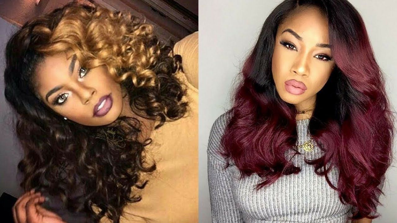 2018 Spring & Summer Hair Color Trends For Black Women – Youtube With Popular Medium Hairstyles With Color For Black Women (View 16 of 20)
