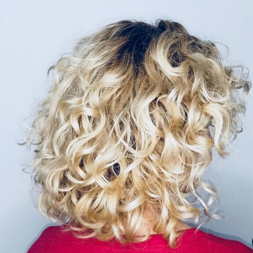 30 Gorgeous Medium Length Curly Hairstyles For Women In 2019 Regarding 2017 Medium Hairstyles With Layers For Thick Hair (View 19 of 20)