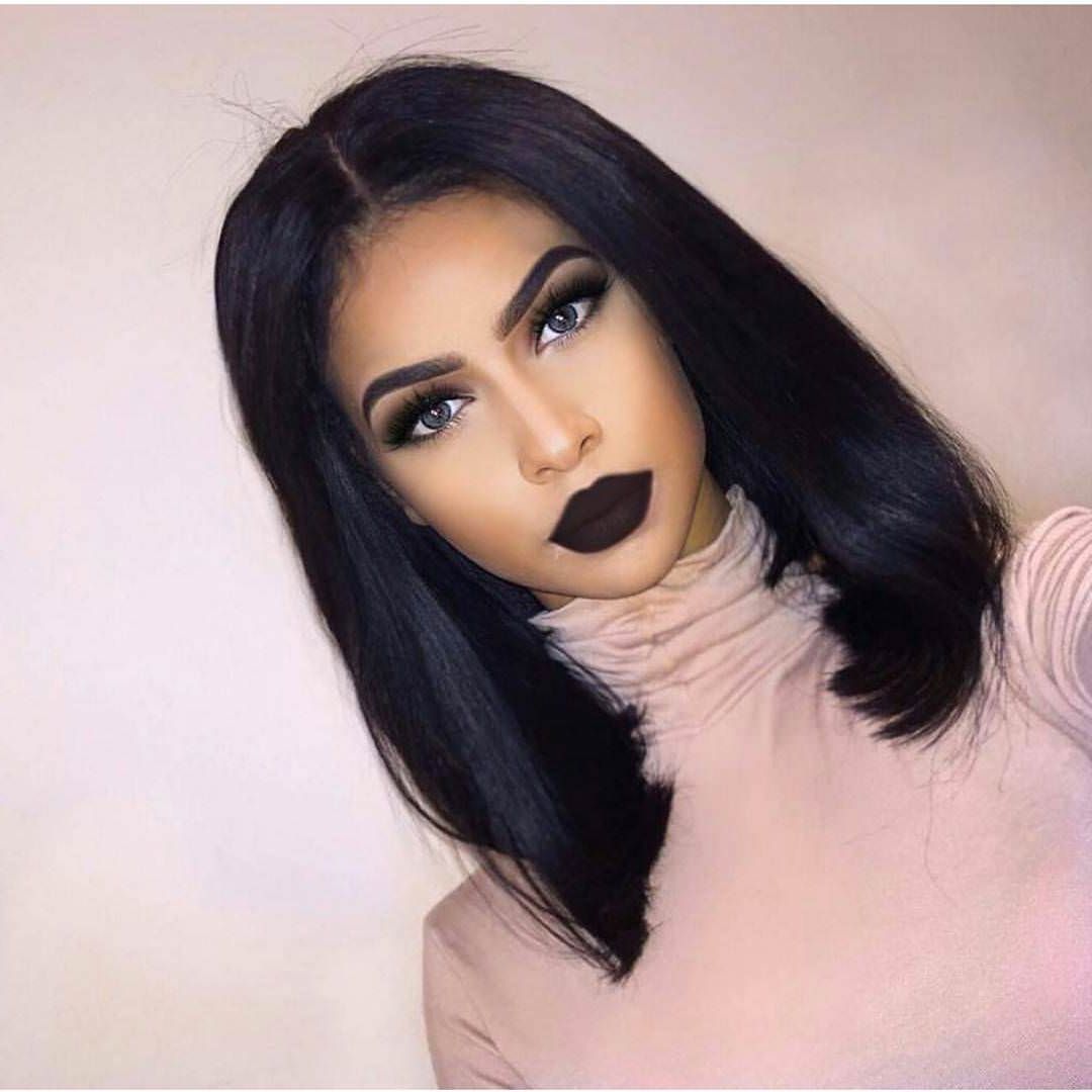 33 Stunning Hairstyles For Black Hair 2019 – Pretty Designs Inside Newest Black Medium Haircuts (View 1 of 20)