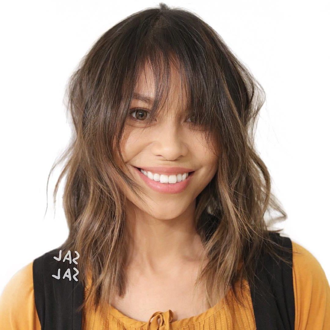 36 Stunning Hairstyles & Haircuts With Bangs For Short, Medium Long Inside Most Recently Released Medium Haircuts With Fringes (View 14 of 20)