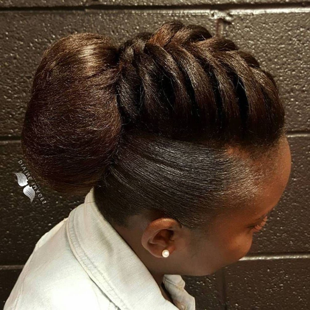 50 Cute Updos For Natural Hair (View 4 of 20)