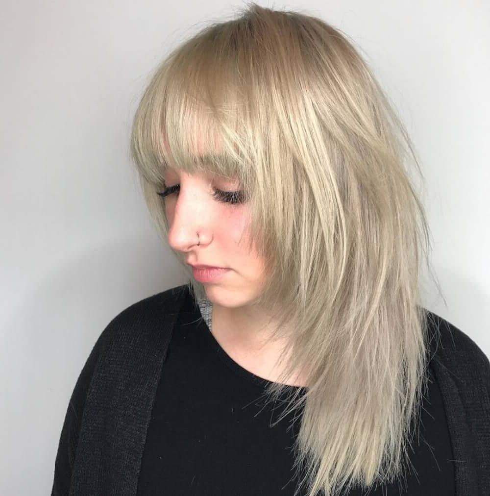 51 Stunning Medium Layered Haircuts (updated For 2019) With Famous Layered Medium Hairstyles With Bangs (View 10 of 20)