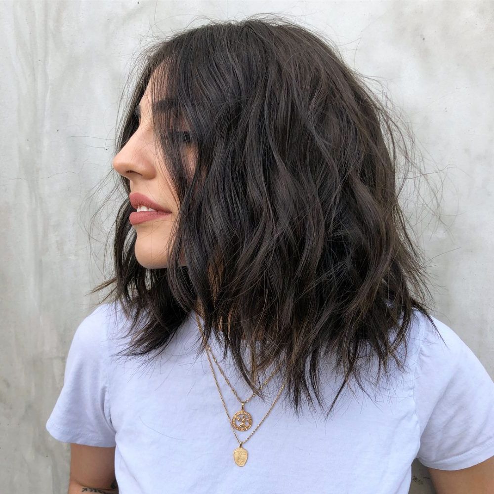 61 Chic Medium Shag Haircuts For 2019 For Best And Newest Low Maintenance Medium Haircuts (View 6 of 20)