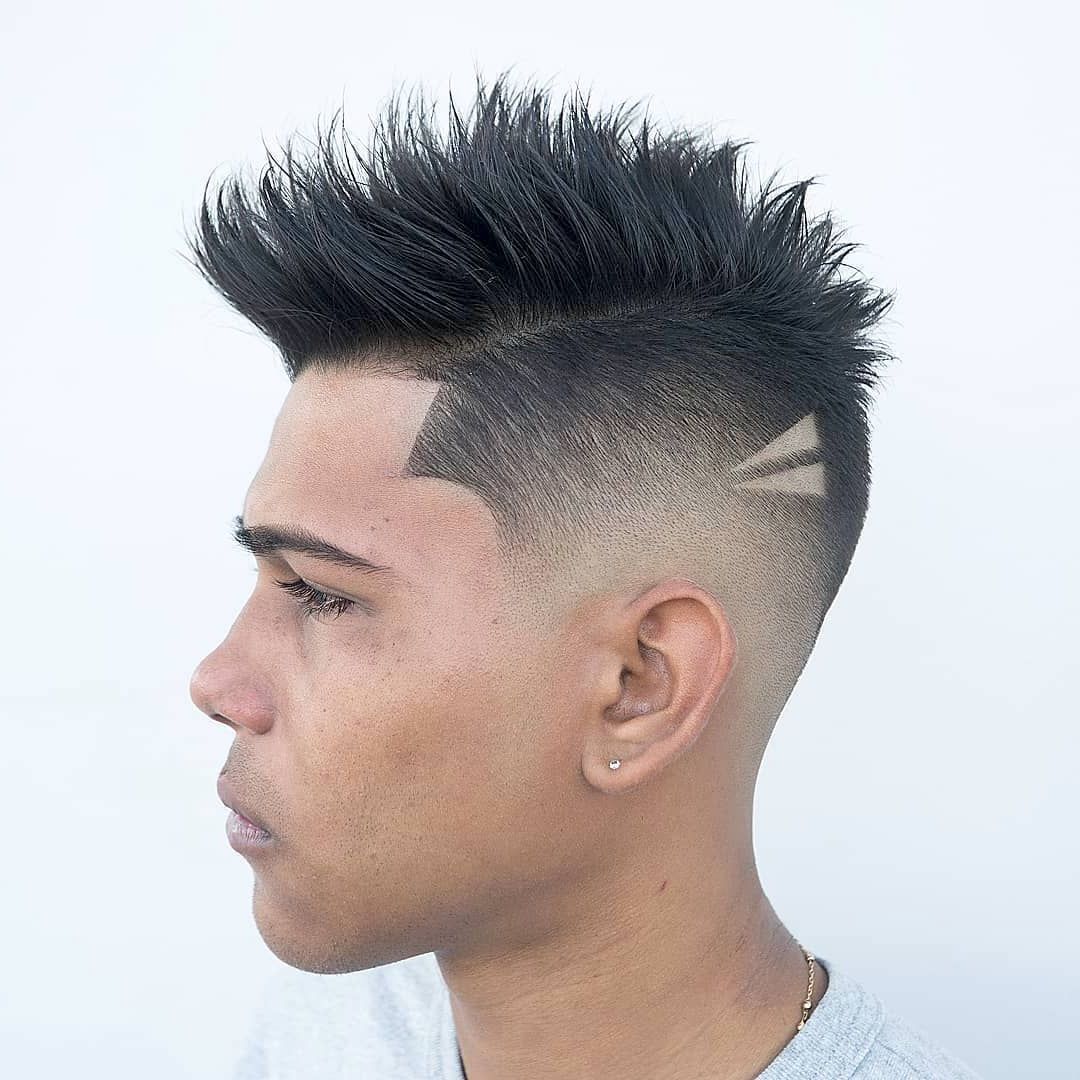 Barberobengie Spiky Modern Fohawk Haircut For Men (View 10 of 20)