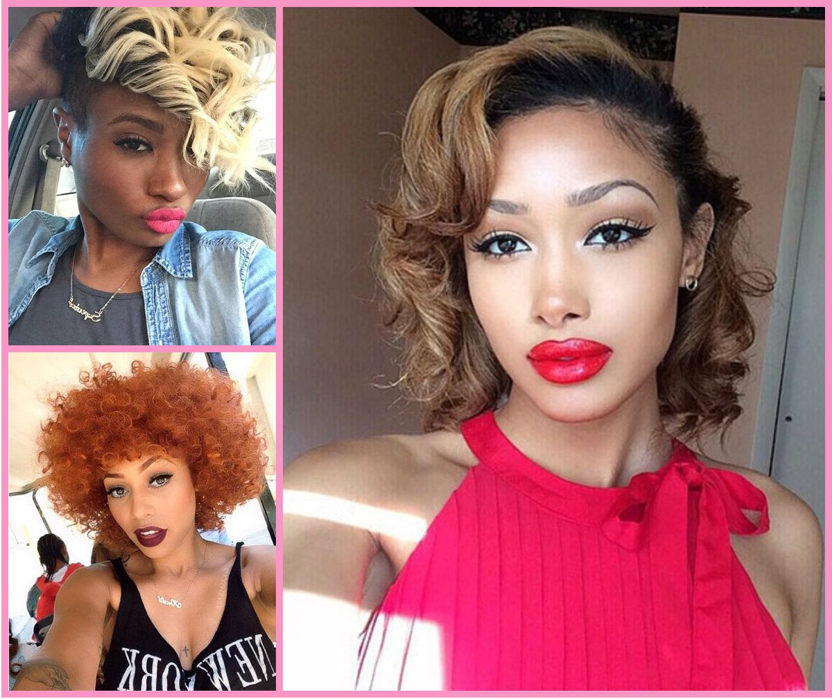 Best And Newest Short Medium Haircuts For Black Women Regarding Elegant Short Hairstyles For Black Women » New Medium Hairstyles (View 12 of 20)