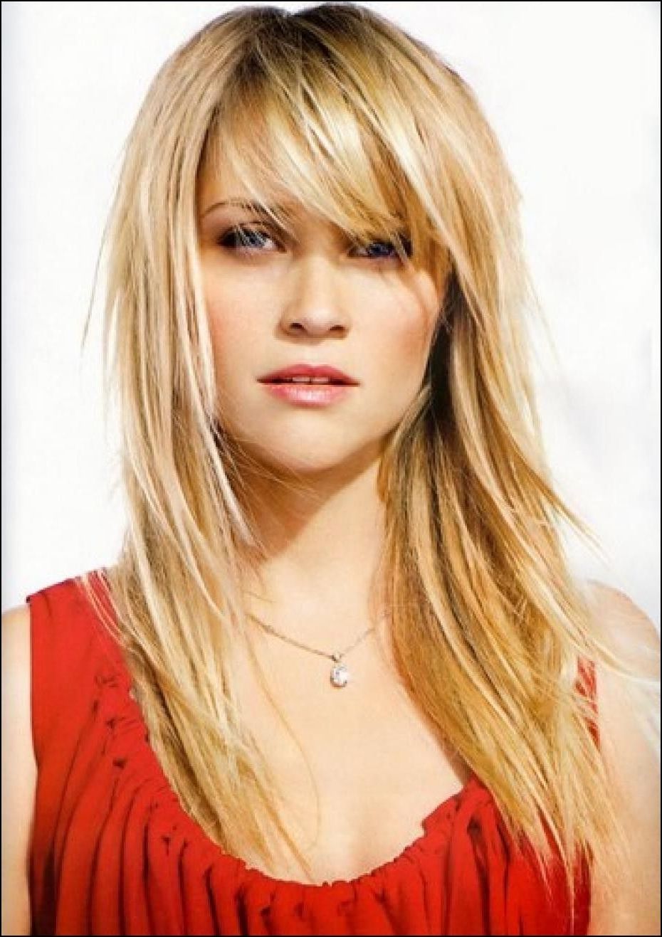 Best And Newest Side Swept Bangs Medium Hairstyles Inside Short Layered Haircuts With Side Swept Bangs (View 2 of 20)