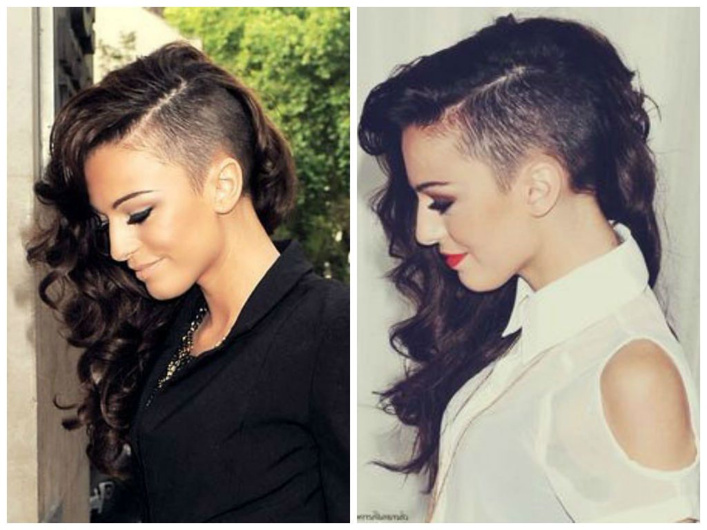 Current Medium Hairstyles With Shaved Sides For Women Throughout Hairstyle Ideas With Shaved Sides – Hair World Magazine (View 9 of 20)