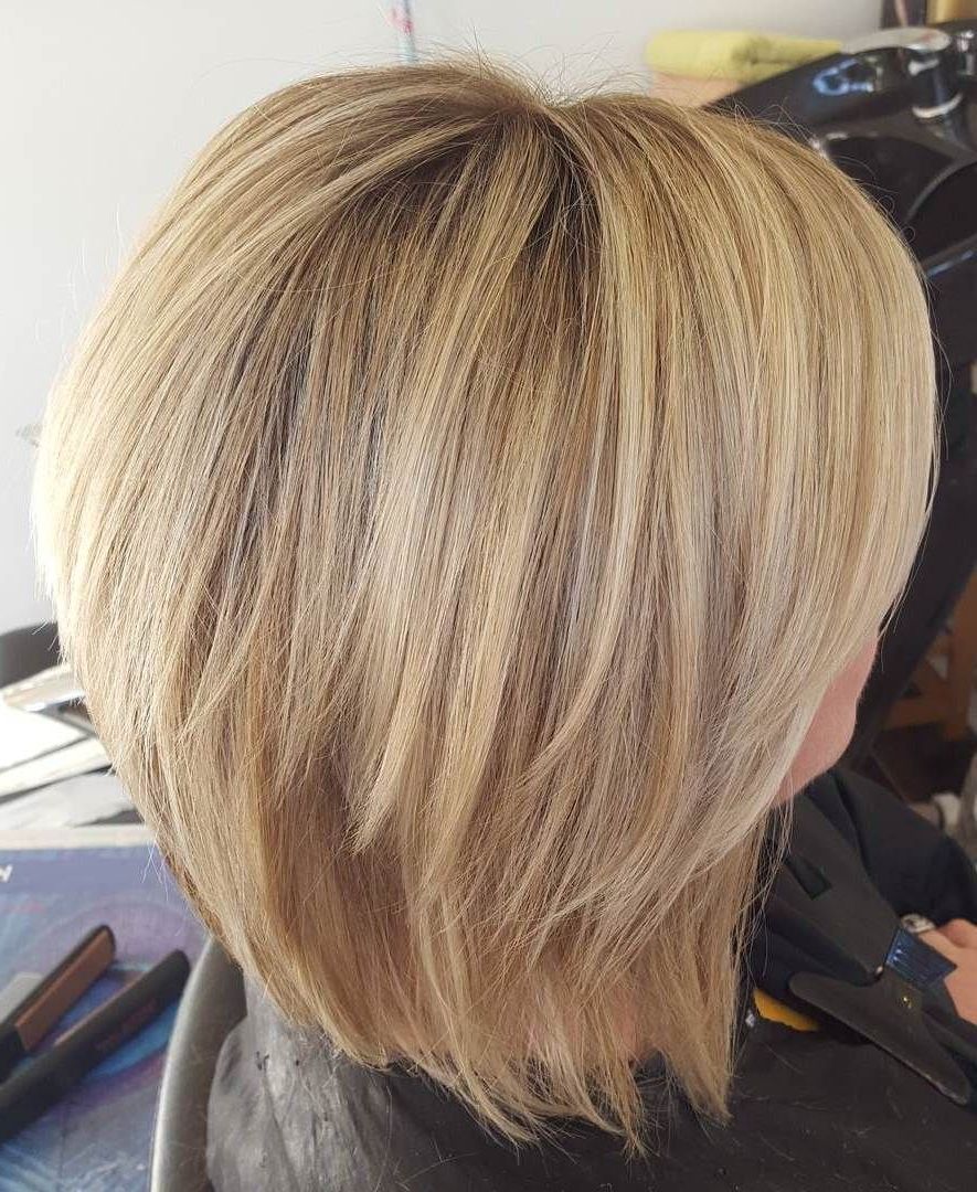 Current Two Layer Bob Hairstyles For Thick Hair Regarding 70 Fabulous Choppy Bob Hairstyles (View 1 of 20)