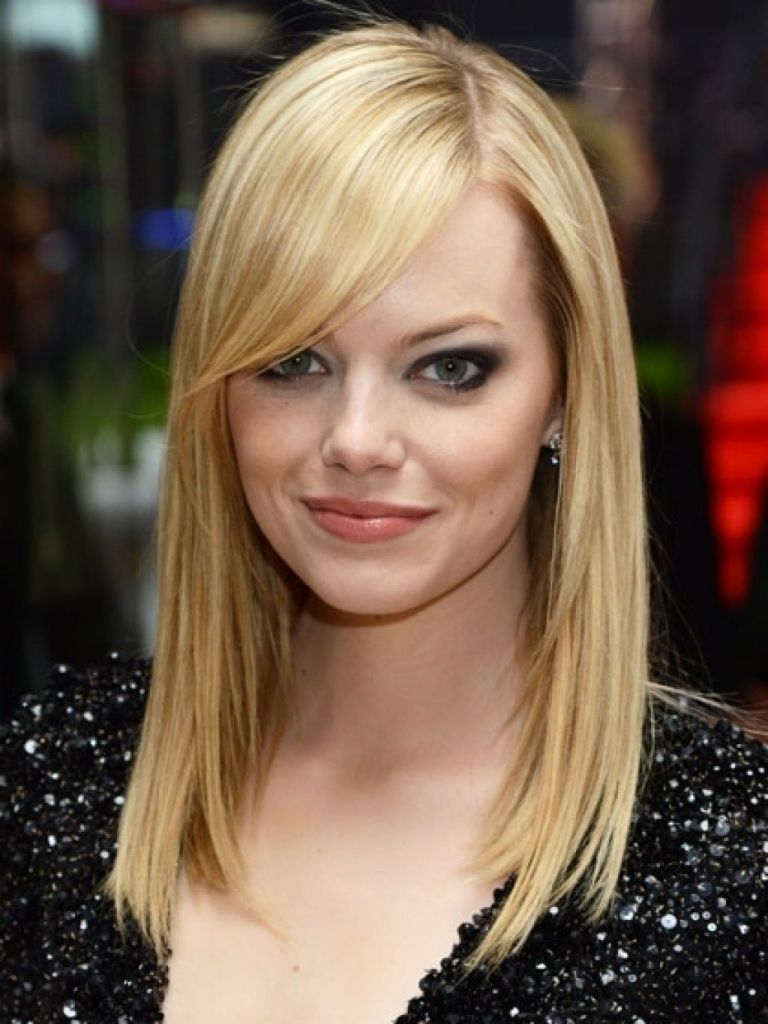 Details Of Hairstyles With Side Swept Bangs Medium Length In Newest Medium Hairstyles Side Swept Bangs (View 13 of 20)