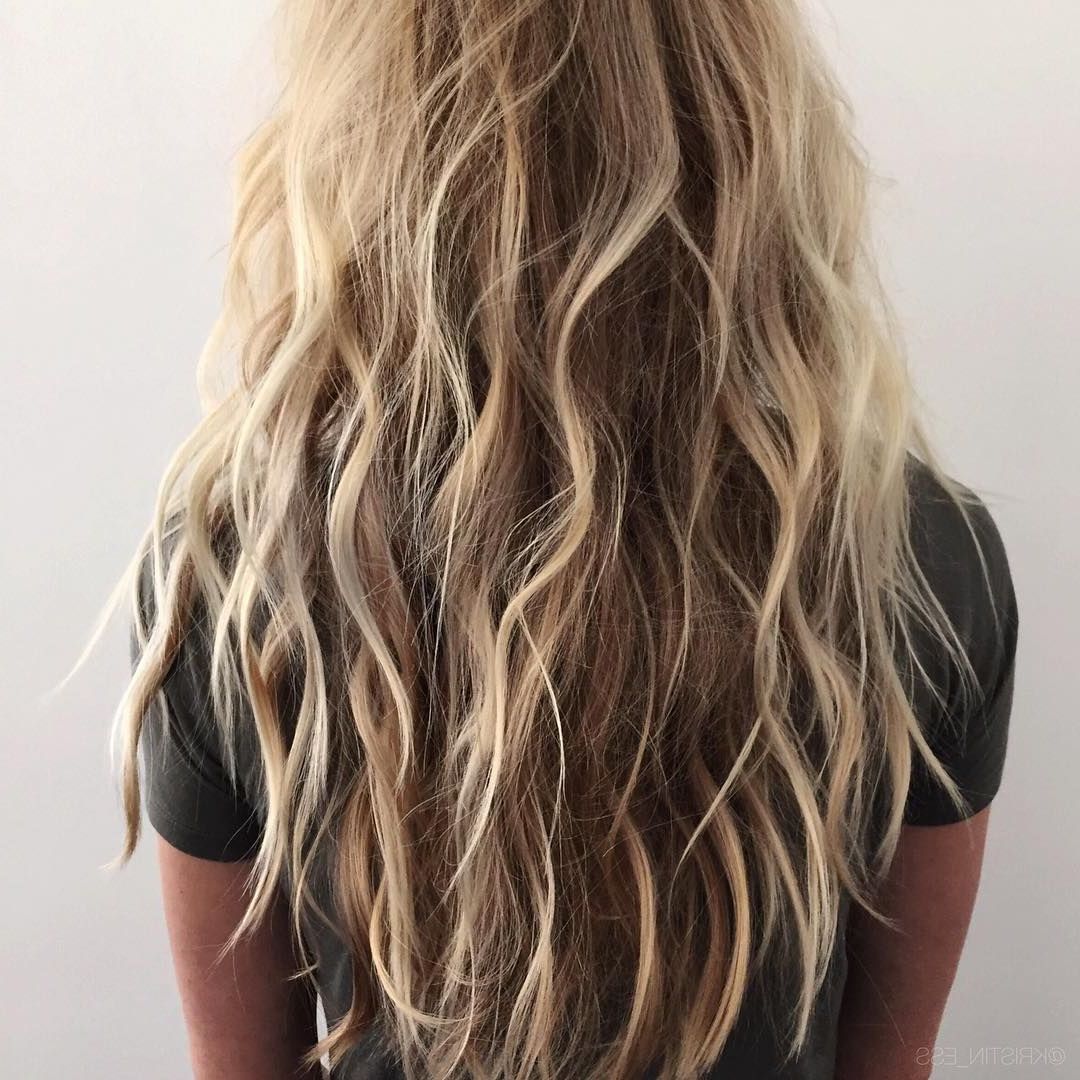 ☀ ” Yes Love Beach Hair! The Dark Waves Showing Thru The Light For Favorite Salty Beach Blonde Layers Hairstyles (View 5 of 20)
