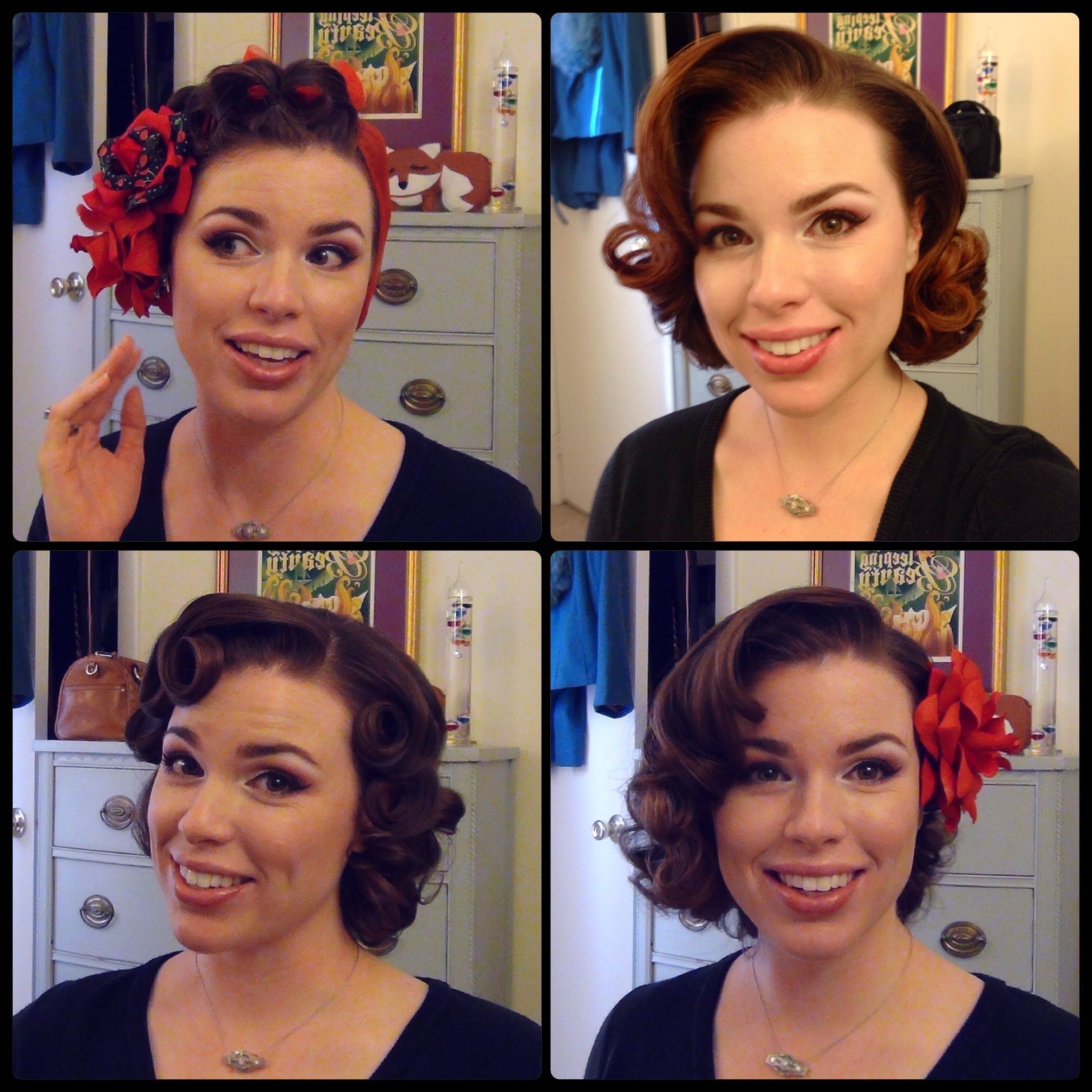 Easy 50's Pin Curl Styles For Shoulder Length Hair (View 1 of 20)