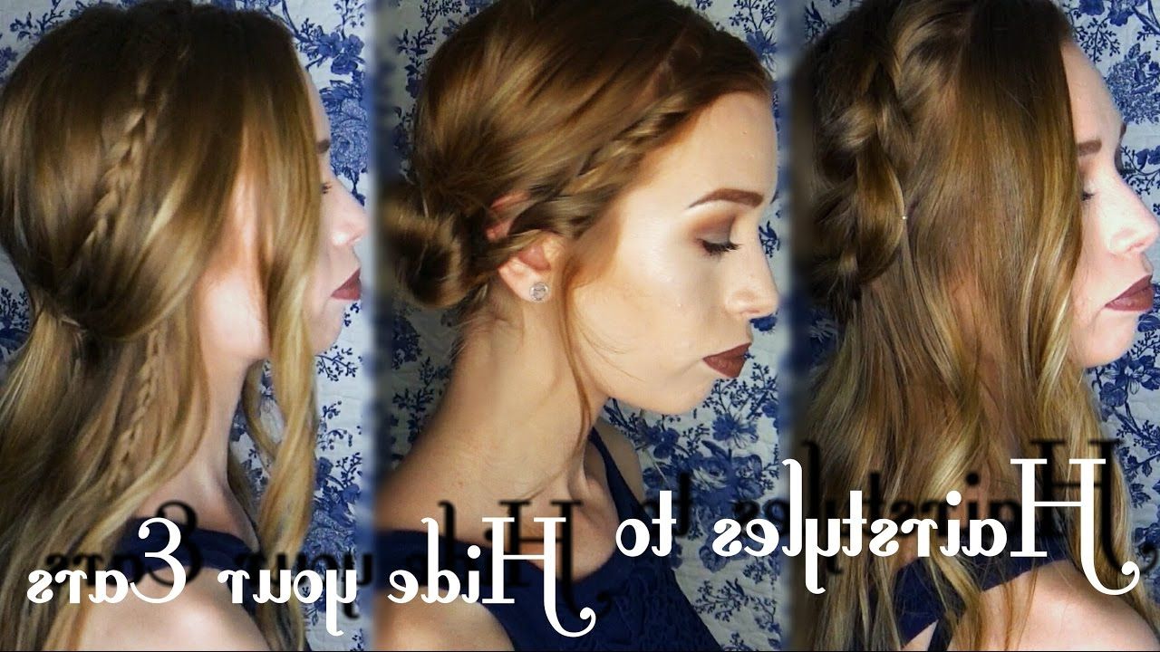 Easy Hairstyles That Cover Your Ears – Youtube Pertaining To Favorite Medium Hairstyles For Women With Big Ears (View 9 of 20)