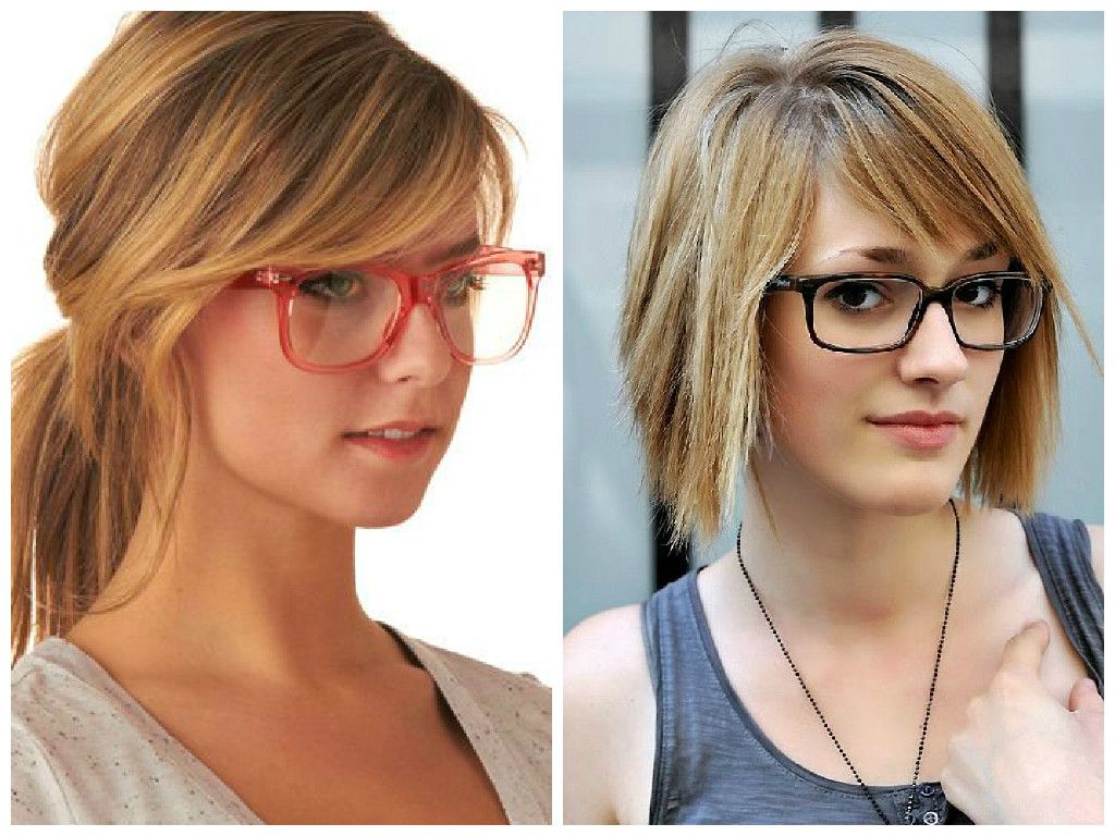 Fashionable Medium Hairstyles For Glasses Wearers Pertaining To Bangs And Glasses Hairstyle Ideas – Hair World Magazine (View 10 of 20)