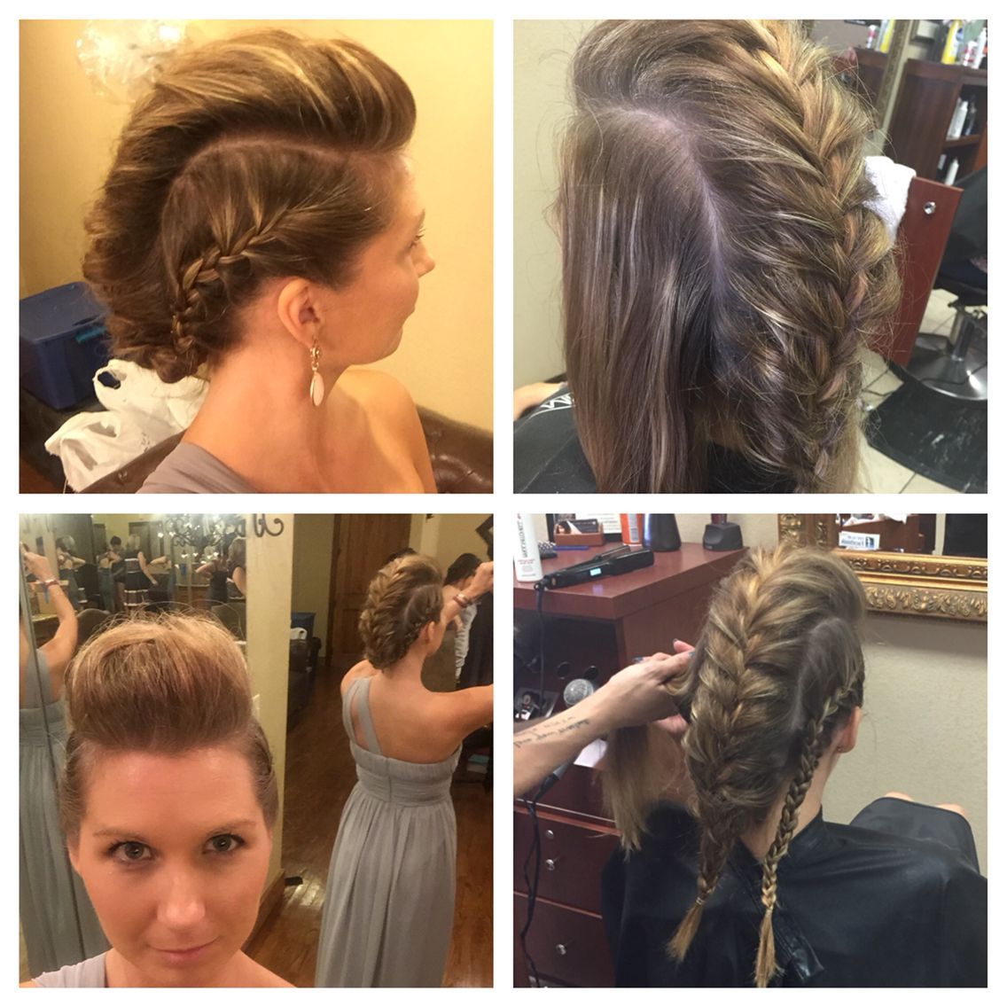 Faux Hawk French Braid Updo – Medium Length, Fine Hair, Thin Hair With Favorite Athenian Goddess Faux Hawk Updo Hairstyles (View 3 of 20)