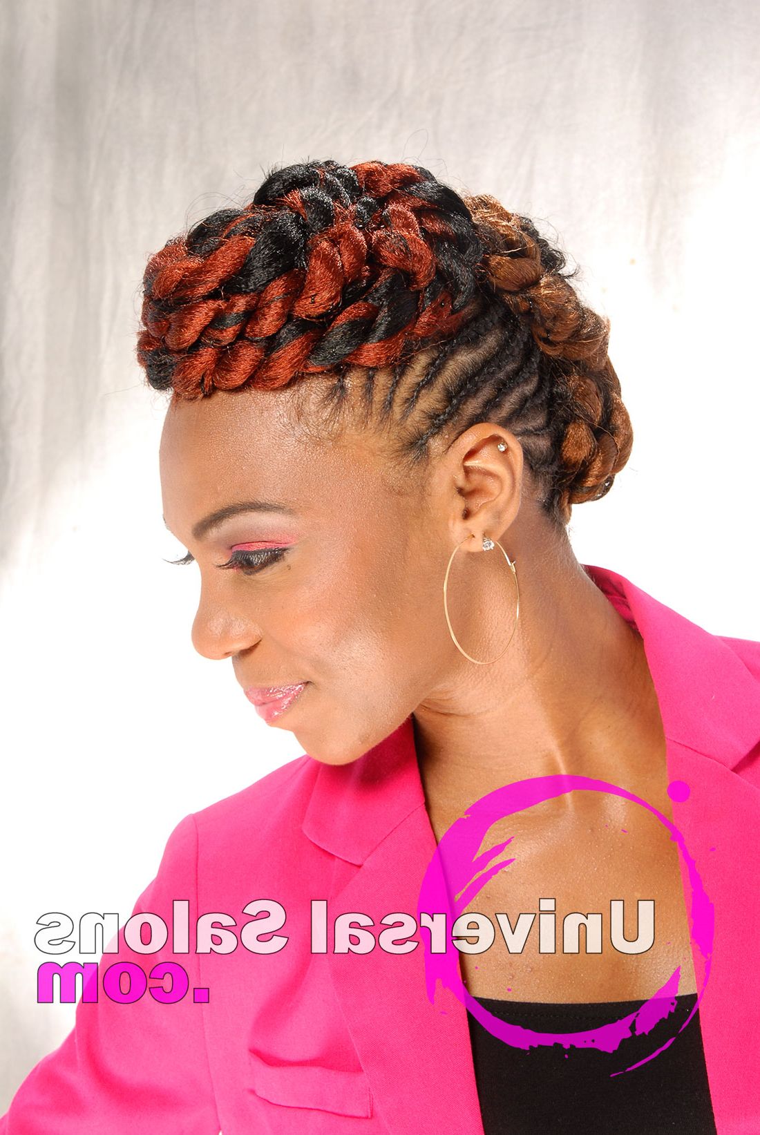 Fire Goddess Braided Mohawk Hairstyle From Apryl Mcabee Pertaining To Widely Used Braided Mohawk Haircuts (View 17 of 20)