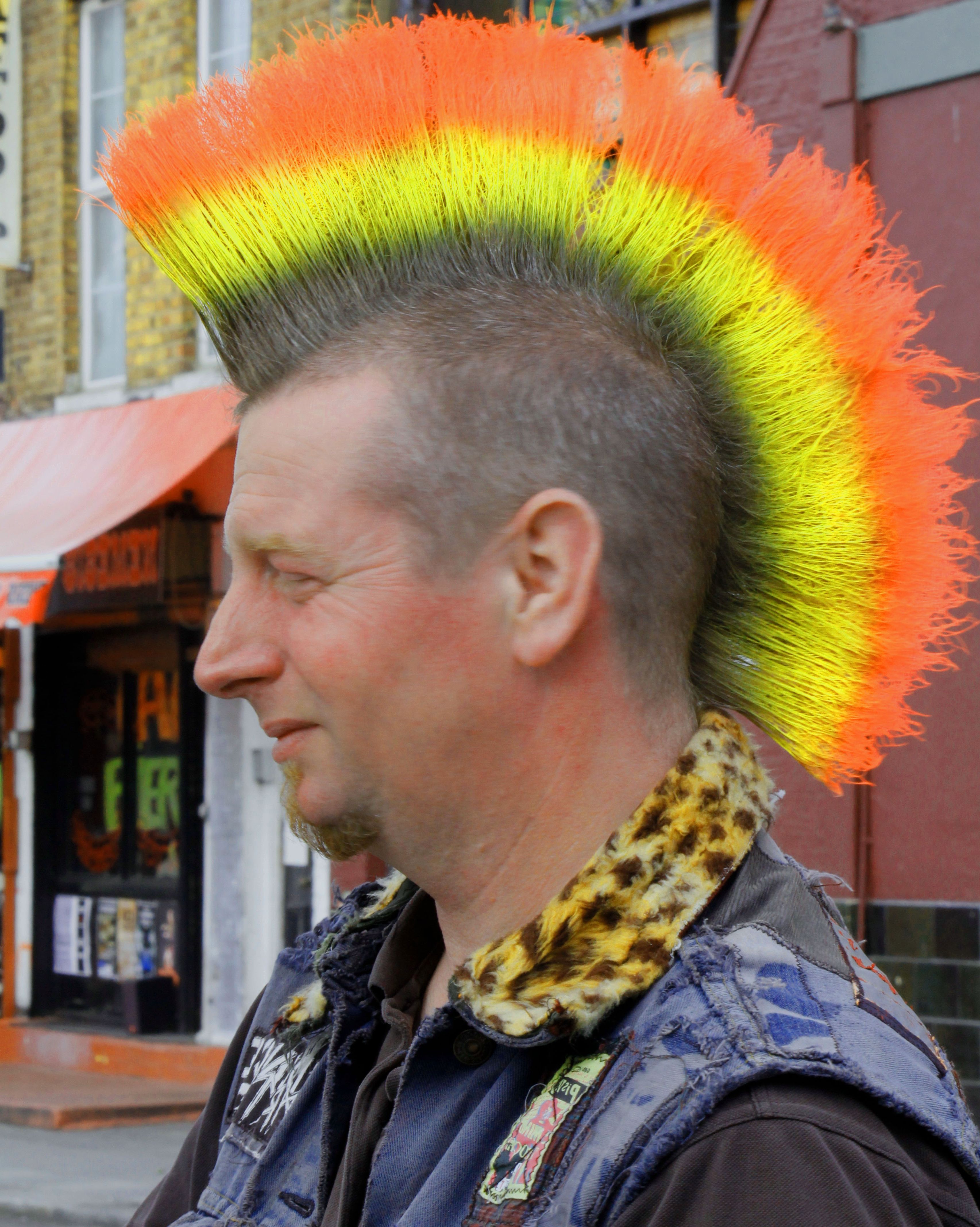 Free Images : Color, Yellow, Outsider, Unusual, Punks, Facial Hair With Latest Unique Color Mohawk Hairstyles (View 6 of 20)
