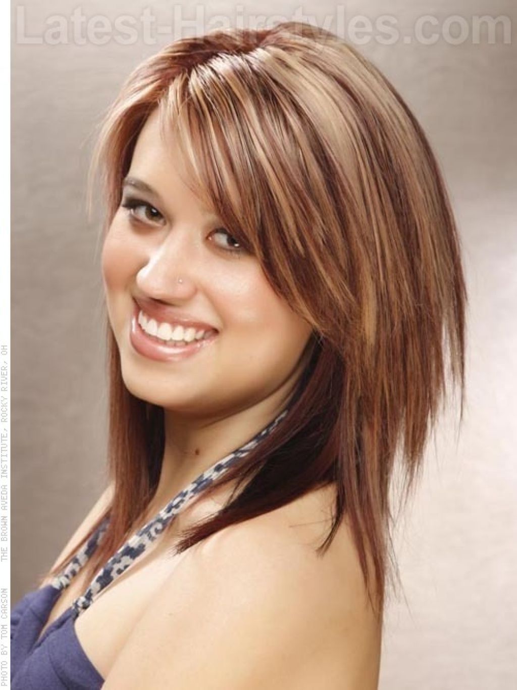 Hair Cuts : Medium Length Layered Hairstyles For Fine Hair Women For Newest Medium Haircuts For Fat Oval Faces (View 16 of 20)