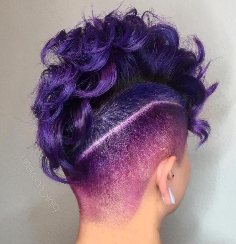 Hair Pertaining To Latest Purple Rain Lady Mohawk Hairstyles (View 3 of 20)