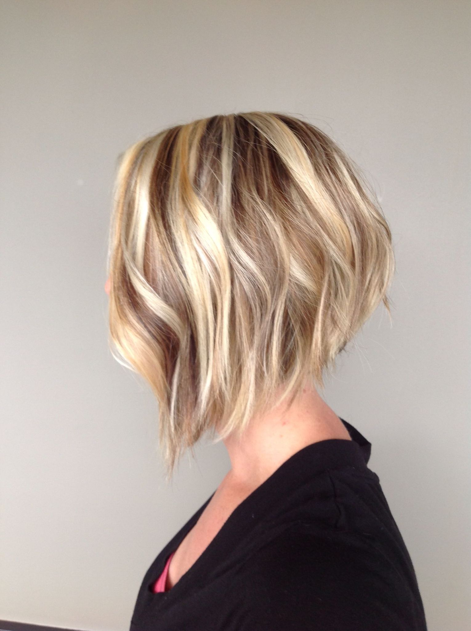 Hair Styles, Hair For 2018 Long Angled Bob Hairstyles With Chopped Layers (View 1 of 20)