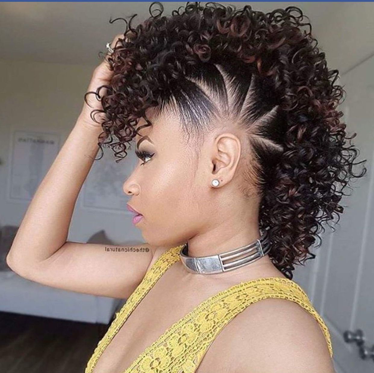 Hair Styles With Regard To Newest Cute And Curly Mohawk Hairstyles (View 4 of 20)