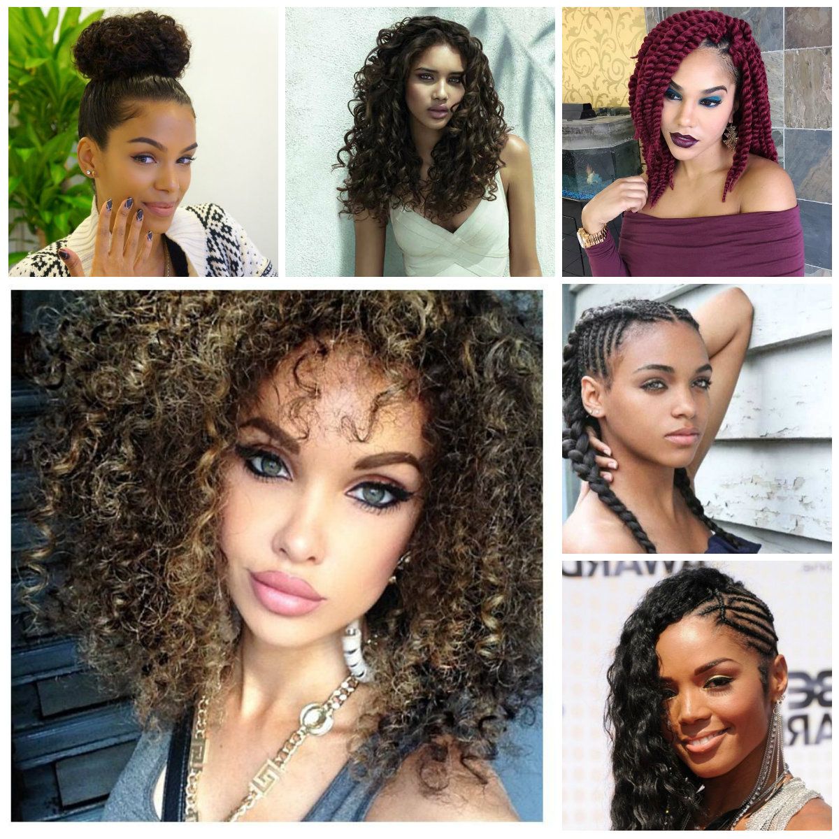 Hairstyles For Intended For Latest Medium Hairstyles For Afro Hair (View 17 of 20)
