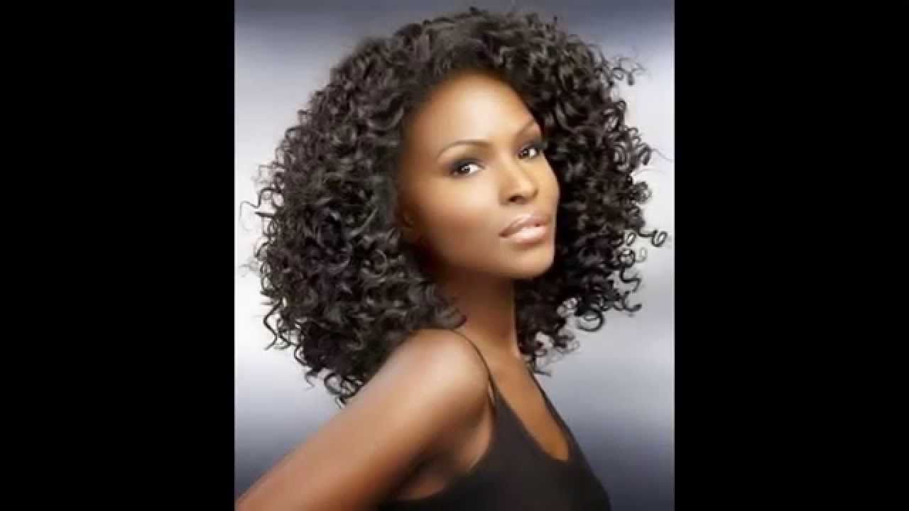 Hairstyles Kinky Curly Hair – Youtube Intended For Recent Medium Haircuts For Kinky Hair (View 2 of 20)