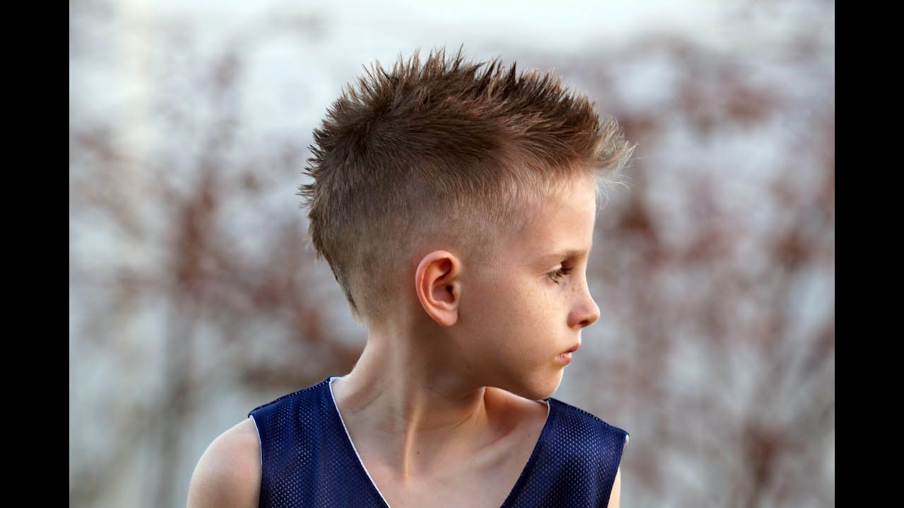 How To Cut A Boy's Mohawk / Fohawk Hair Cut Tutorial Fauxhawk – Youtube Pertaining To Famous The Neelix Faux Hawk Hairstyles (Gallery 19 of 20)