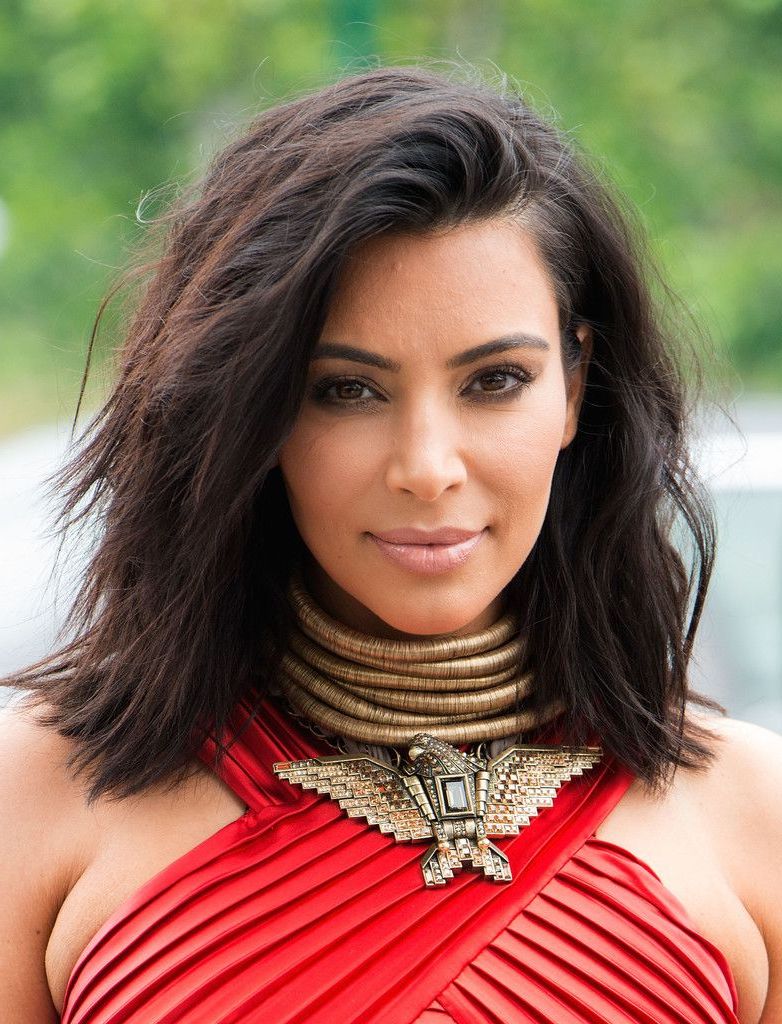 Kim Kardashian Photos Photos: Roc Nation Pre Grammy Brunch Pertaining To Most Up To Date Kim Kardashian Medium Haircuts (View 2 of 20)