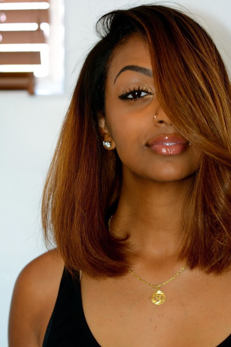 Latest Cute Medium Hairstyles For Black Women Within Hair Color : Good Looking Cute Fall Hairstyles And Colors Hair For (View 8 of 20)