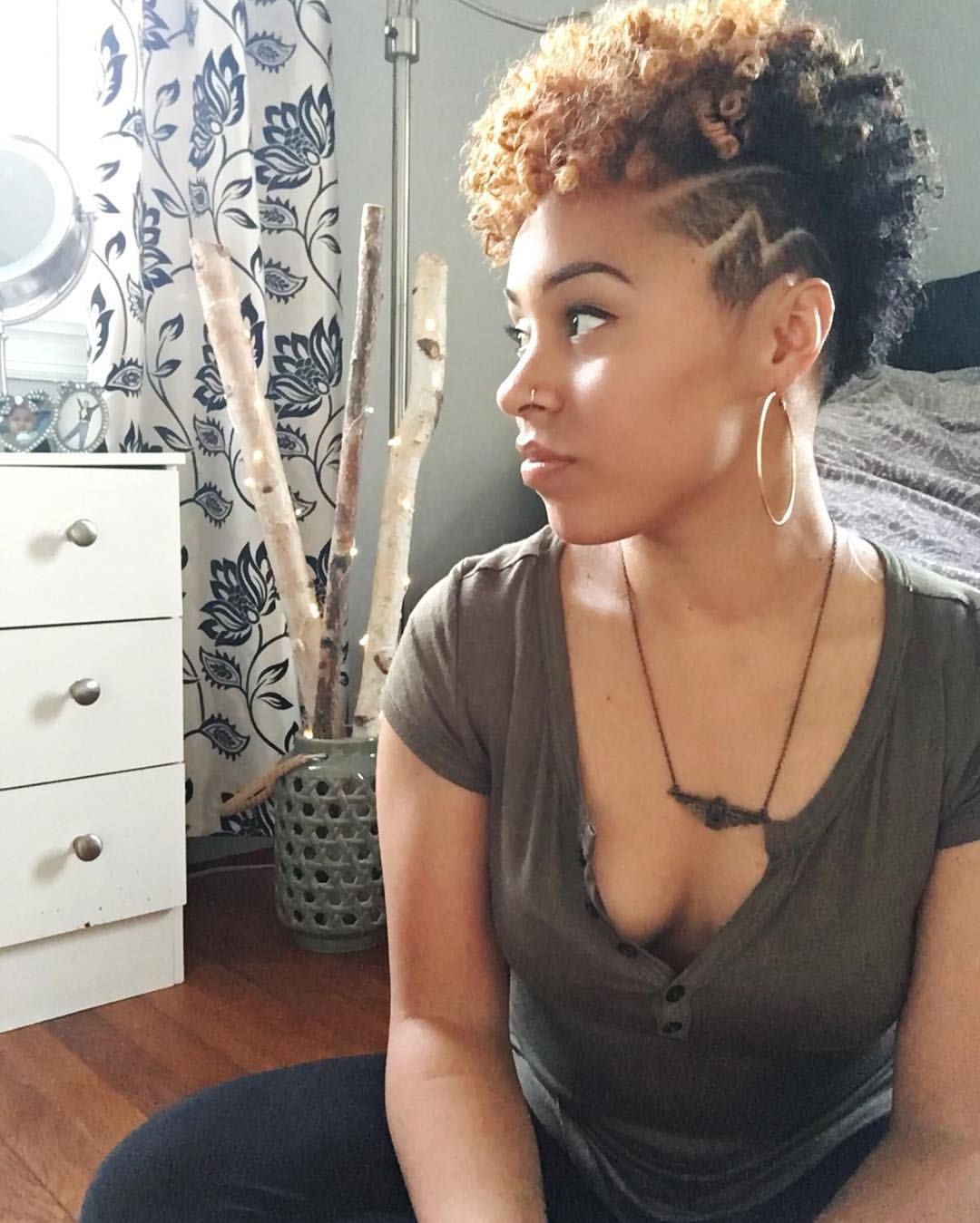 Latest Voluminous Tapered Hawk Hairstyles In Pingheard On Natural Hair (View 16 of 20)
