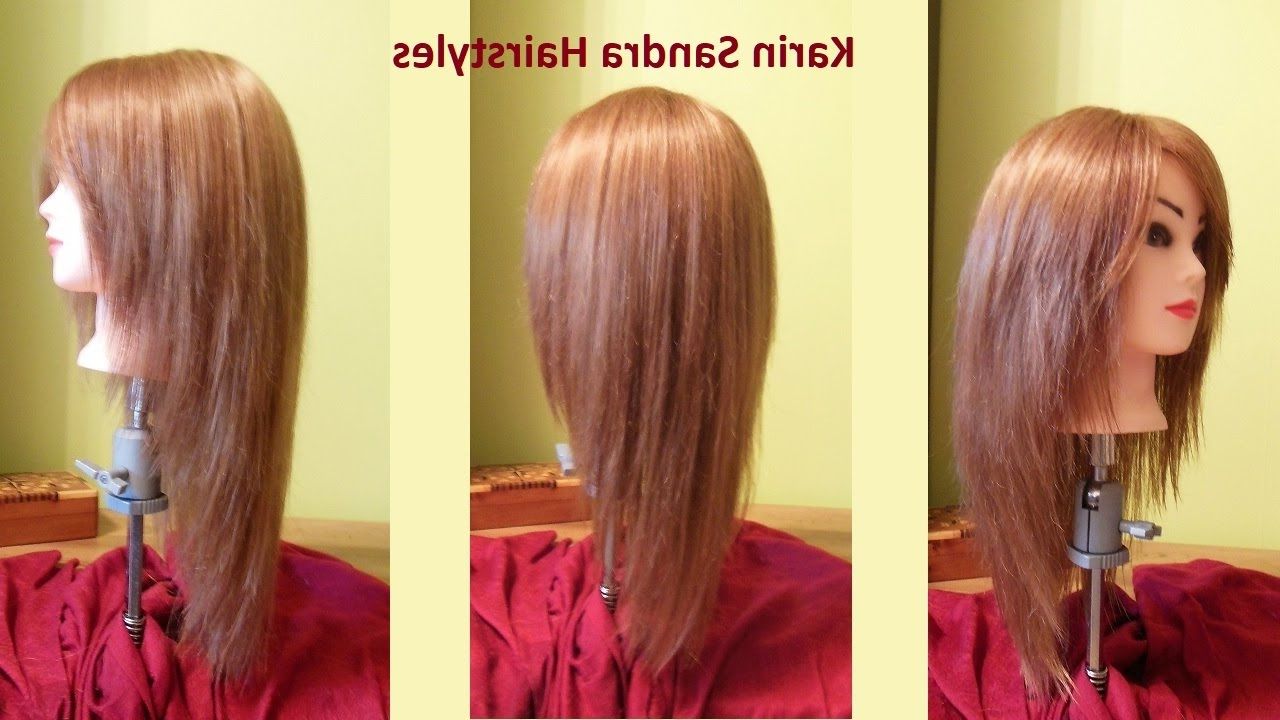 Long Layered V Haircut Tutorial (View 3 of 20)